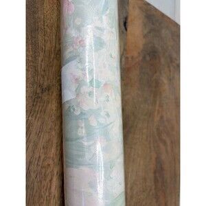 Vintage Wallpaper 1 Roll Borden Light Reflective W5745 Floral New 56 Sq Ft